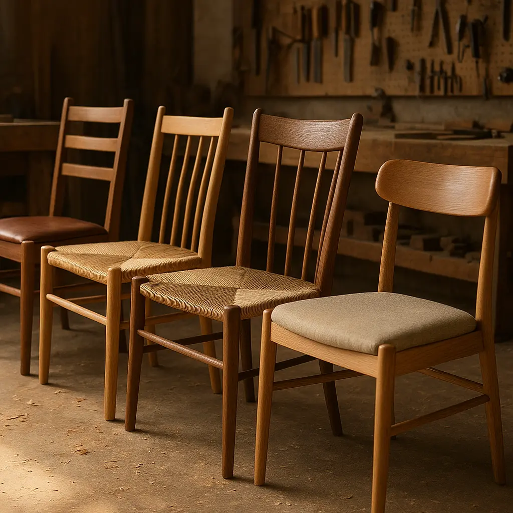Handcrafted chairs