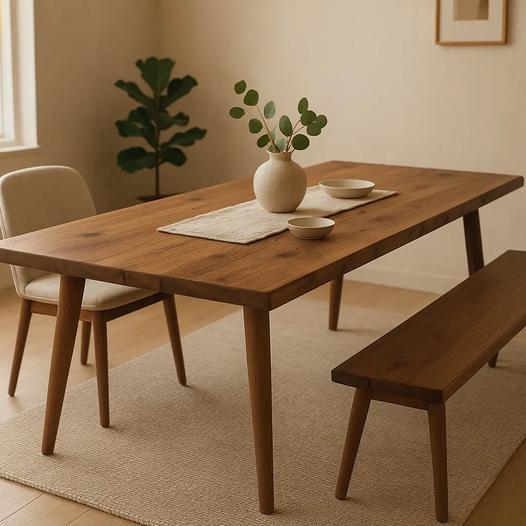 Handmade dining table